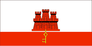 Flag of Gibralter